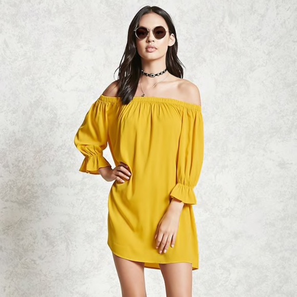 Madewell Dresses & Skirts - BNWT Off The Shoulder Ruffle Sleeve Dress sz M